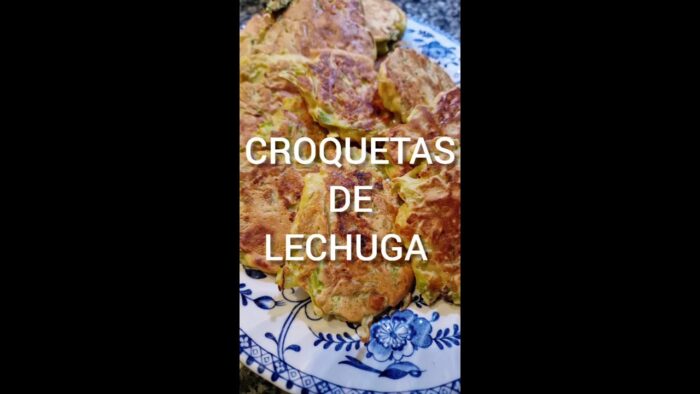 Croquetas de lechuga super ricas!! también en freidora de aire!