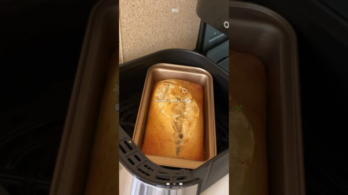Easy Air fryer Banana cake Recipe | 5 minutes recipe #trendingnow #shorts #airfryer #airfryerrecipes