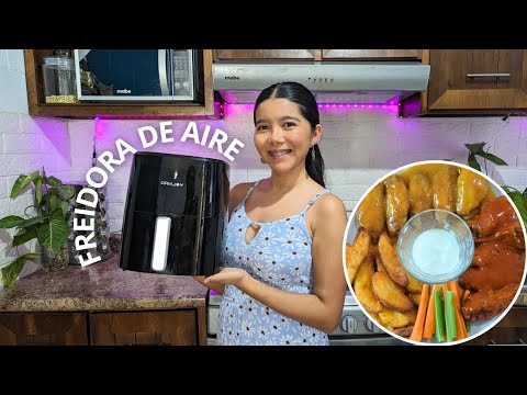 FREIDORA DE AIRE | Receta de alitas ✅ | Air fryer Ramjoy 3.5 L