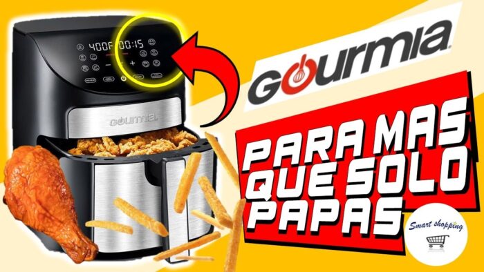 Freidora de Aire Gurmia pruébala con pollo rostizado crujiente y delicioso!🍗🧈🍟