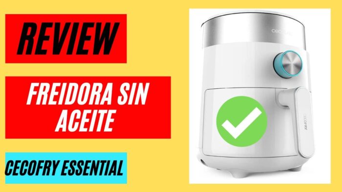 Freidora sin aceite CECOTEC. Prueba la CECOFRY ESSENTIAL de Cecotec #Short