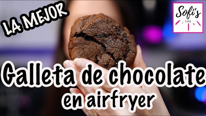 Galletas de Chocolate 🍫 en Freidora de Aire: ¡Simplemente las Mejores! 😋 RECETA COMPLETA PASO A PASO