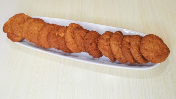 Galletas de mantequilla en freidora de aire