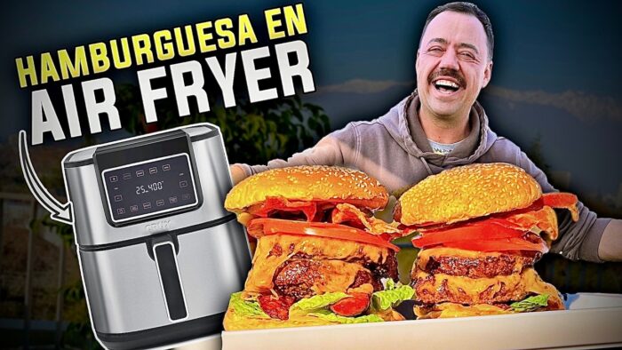 Hamburguesa XL ¡en la Air Fryer!