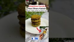 Hara bhara kabab| Weight-loss friendly| Air fryer Easy recipe.. #proteinpacked #shorts #weightloss