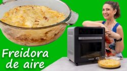 ✅Idea de ALMUERZO fácil Pastel de Patata🥔 y Bacon🥓 en #freidoradeaire #cosori #cosori12litros