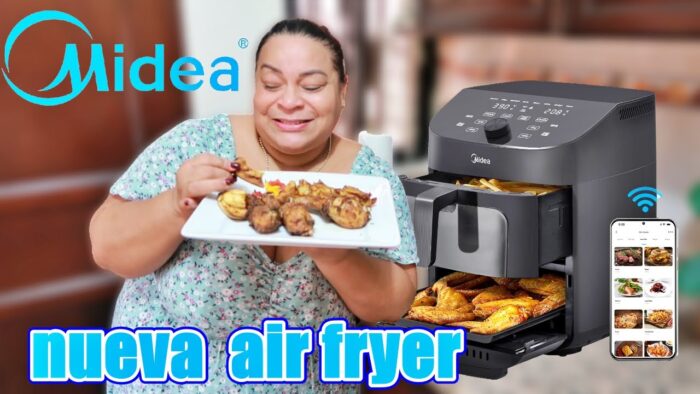 PREPAREMOS ESTA RECETA / MI NUEVA FREIDORA DE AIRE / MIDEA