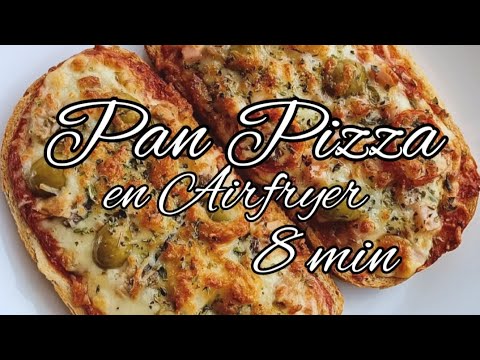 Pan Pizza en Airfryer #panini #pizza #airfryerrecipes #freidoradeaire #airfryer #recetas #viral #fyp