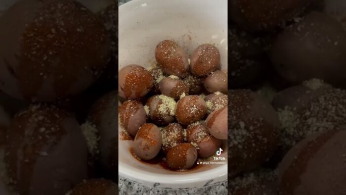 Papas en la freidora de aire #papas #freidoradeaire #recetafacil #airfryer  #airfryerrecipes