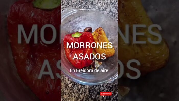 Pimientos Asados en Freidora de aire!