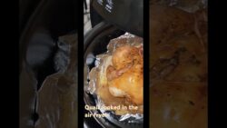 Quail (Codorniz) cooked in the air fryer. (Recipe) – freidora de aire (Receta). chim cun c ...