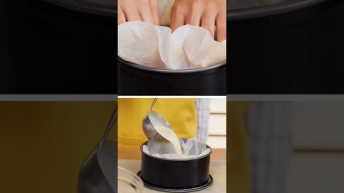 Receta de tarta de queso en freidora de aire #shorts