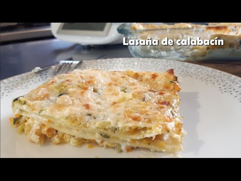Recetas con calabacín en Thermomix® Lasaña de calabacín vegetariana #TM6 #TM5 #TM31