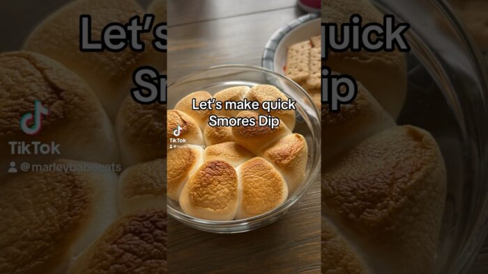 Smores dip in the air fryer #smores #smoresdip #airfryer #airfry #recipe #shorts #dessert #sweets