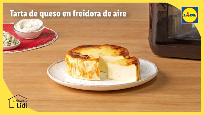 Tarta de queso en freidora de aire 🍰🧀 – Recetas de postres | Lidl España