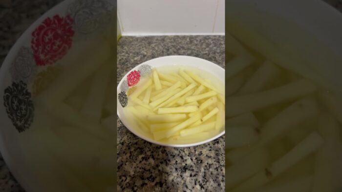 Tasty Potato fries in Air fryer.# air fryer recipe-1#food potato recipe.