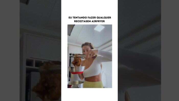 Tentando fazer qualquer receita sem Airfryer #meme #viral #airfryer