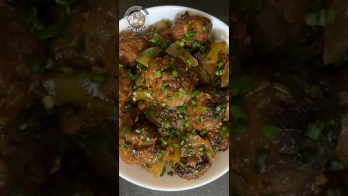 Veg Manchurian recipe | Restaurant style | Air fried manchurian balls #viral #shorts #ytshorts