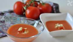 Gazpacho con pimiento asado