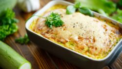 Lasaña de calabacín y carne: receta saludable