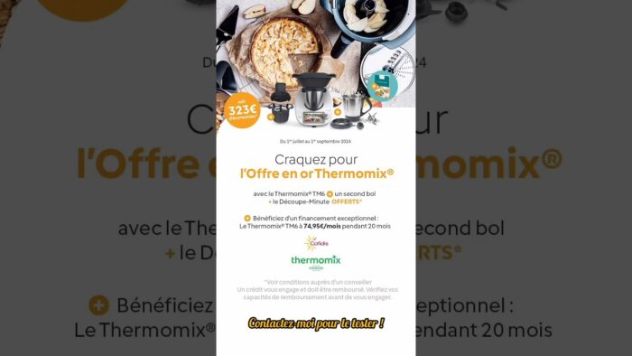 🎁🎁🎁✨ l’offre en or Thermomix ✨🎁🎁🎁