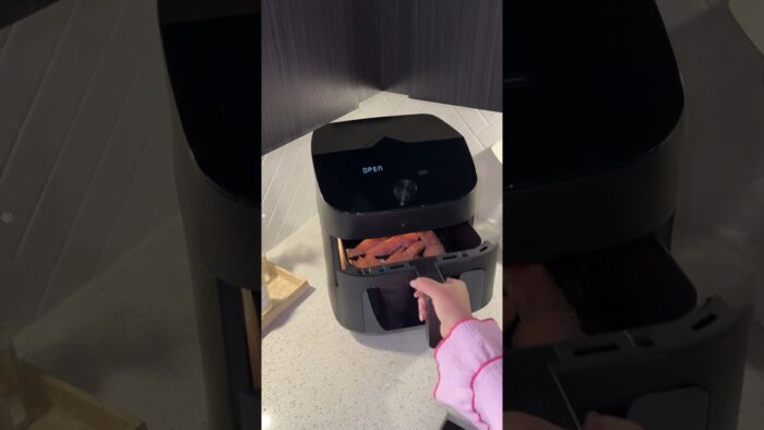 si quieres ver mas recetas asi faciles pero deliciosas usando mi freidora de aire #midea #airfryer
