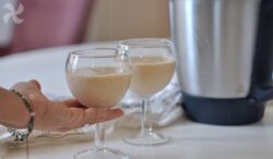 Smoothie de melocotón e higos