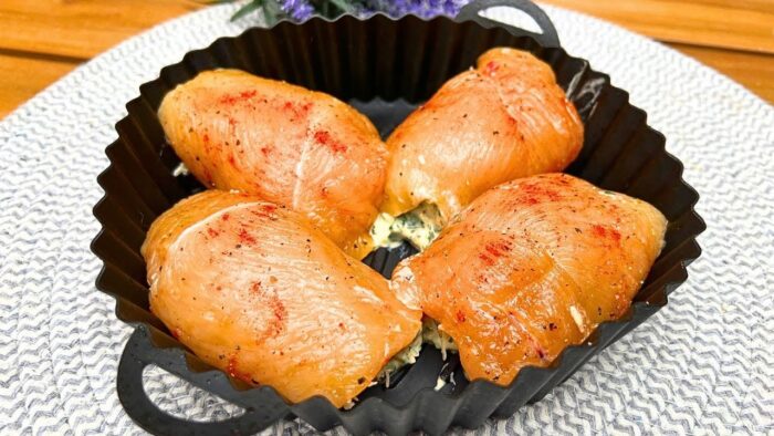 ¡La receta de pechuga de pollo más sabrosa que he comido! ¡Fácil, barata y muy jugosa! En Airfryer