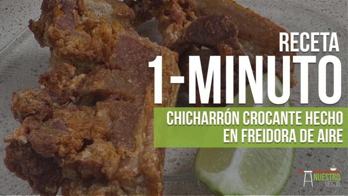 1 Minuto | Chicharrón Crocante Hecho en Freidora de Aire