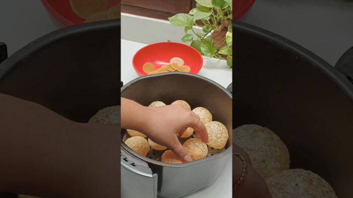 Air Fryer Series EP2 #recipe #panipuri #golgappa #airfryer #hack #lifehacks #healthy #fyp #feed #fy