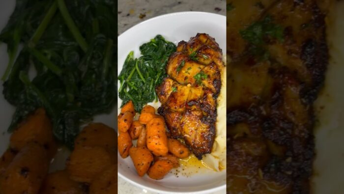 Air fryer Honey HotChicken #dinner #recipe