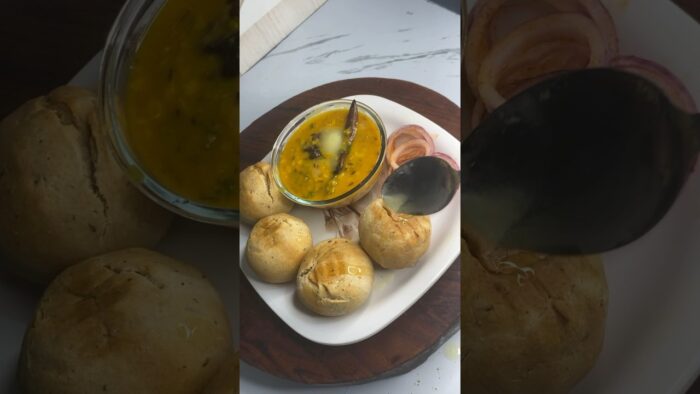 Air fryer baati recipe | Traditional baati with a Modern Twist ❤️ #shorts #viral #recipe