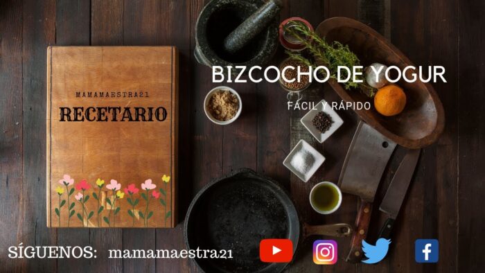 BIZCOCHO DE YOGUR CON THERMOMIX®️