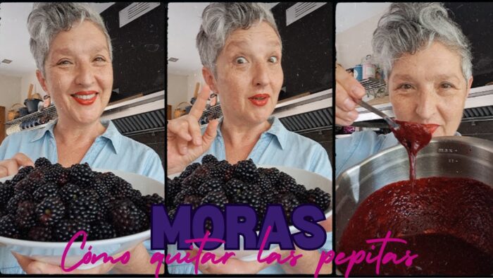💜 CÓMO QUITAR LAS PEPITAS A LAS MORAS 💜 con Thermomix®  #TM6  🔝