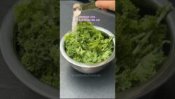 Chips de Kale en la Air Fryer