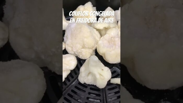Coliflor Congelada en Freidora de Aire