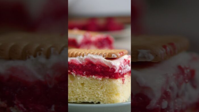 Der ultimative Butterkekskuchen mit Himbeeren aus dem Thermomix®! 😍 ✨