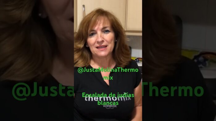 Ensalada de Judias blancas. Receta completa en mi canal Youtube @JustaMolinaThermomix #thermomix