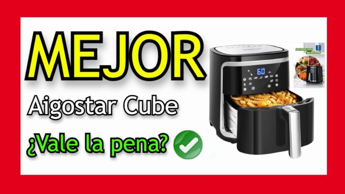 🥇 FREIDORA SIN ACEITE – Aigostar Cube 7L 1900W ¿La MEJOR FREIDORA SIN ACEITE? ✔️