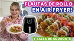 Flautas de Pollo en Freidora de Aire