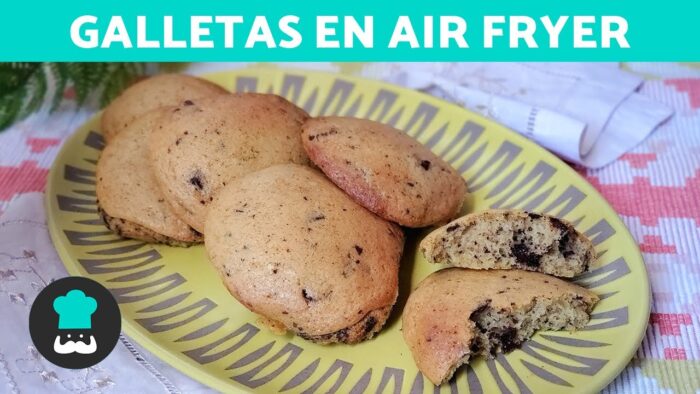 GALLETAS en FREIDORA de AIRE 🍪 | Receta de Galletas en Air Fryer