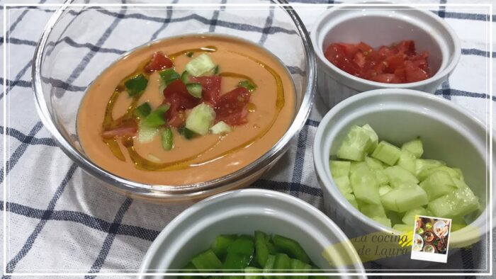 GAZPACHO ANDALUZ CON THERMOMIX | La cocina de Laura