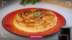 HAZ esta TARTA de MANZANA en #airfryer 🍎 Receta Fácil y Deliciosa en FREIDORA DE AIRE 🔥💨 (Apple Pie)