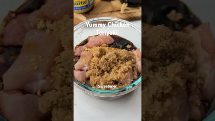 How to make homemade Chicken Teriyaki #recipe #chickenteriyaki #airfryer