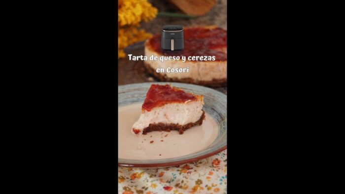 Increíble receta de tarta de queso y cerezas