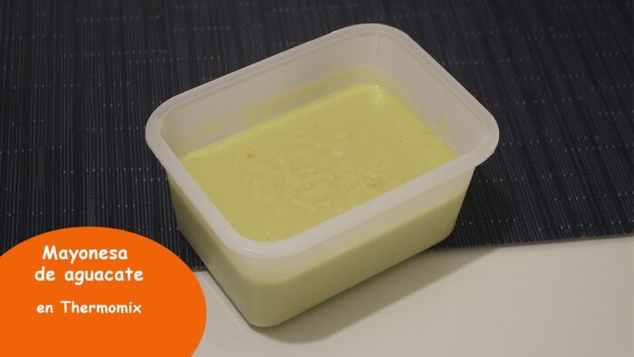 Mayonesa de aguacate en Thermomix
