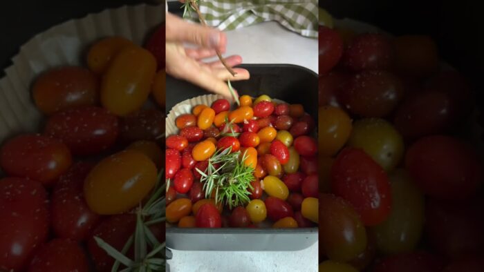 Mi guarnición FAVORITA EN FREIDORA DE AIRE #airfryer #freidoradeaire #veganrecipes