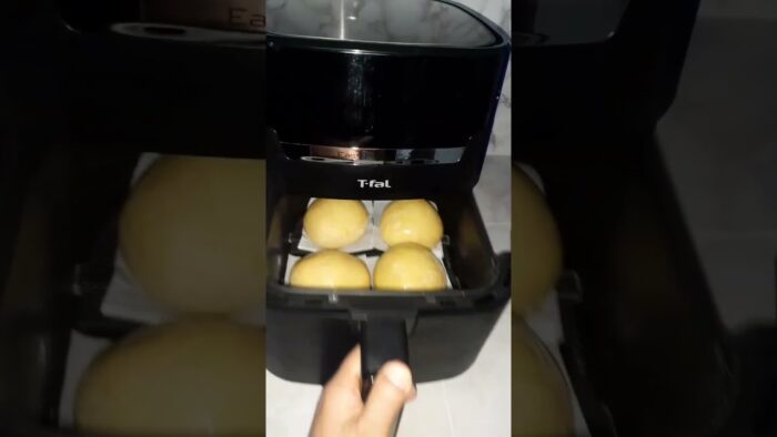 Pan de camote en freidora de aire T-fal | receta completa en el canal #shorts