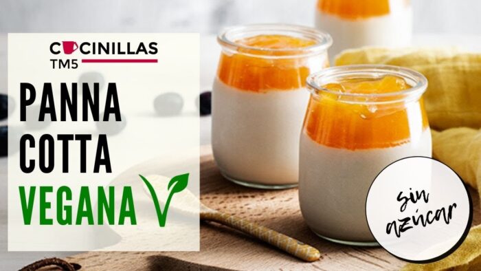 Panna Cotta Vegana en 7 minutos | Sin Azúcar | Recetas Thermomix
