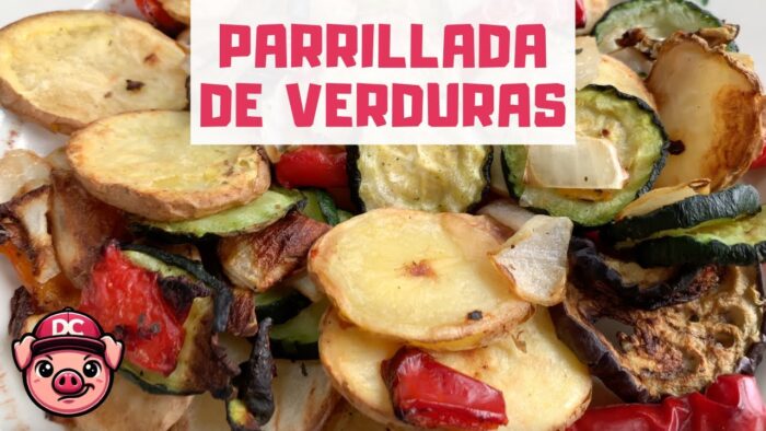 Parrillada de Verduras en Freidora de Aire o Airfryer 🍆🥔🥕🫑🥒